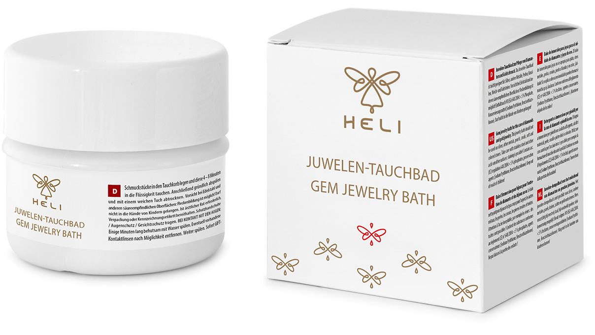 Heli baño de joyas, con cesta de lavado, 150 ml