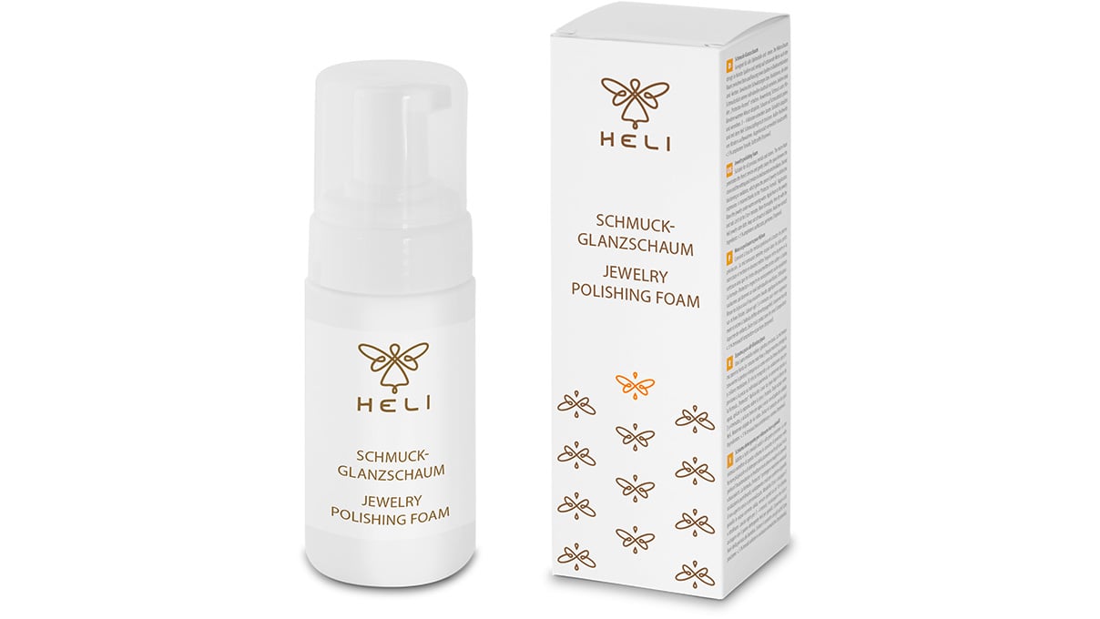 Heli jewelry polishing foam with protector formula, 100 ml