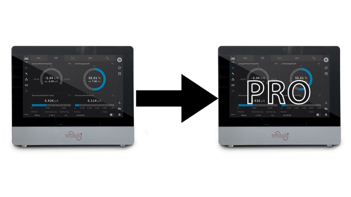 Witschi Upgrade von Terminal auf Terminal PRO (Software)