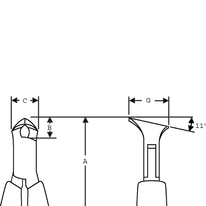 Lindstrom 7291 Pince découpant oblique, longueur 108 mm