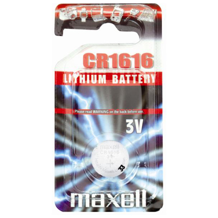 Maxell Lithium battery CR 1616 in a blister