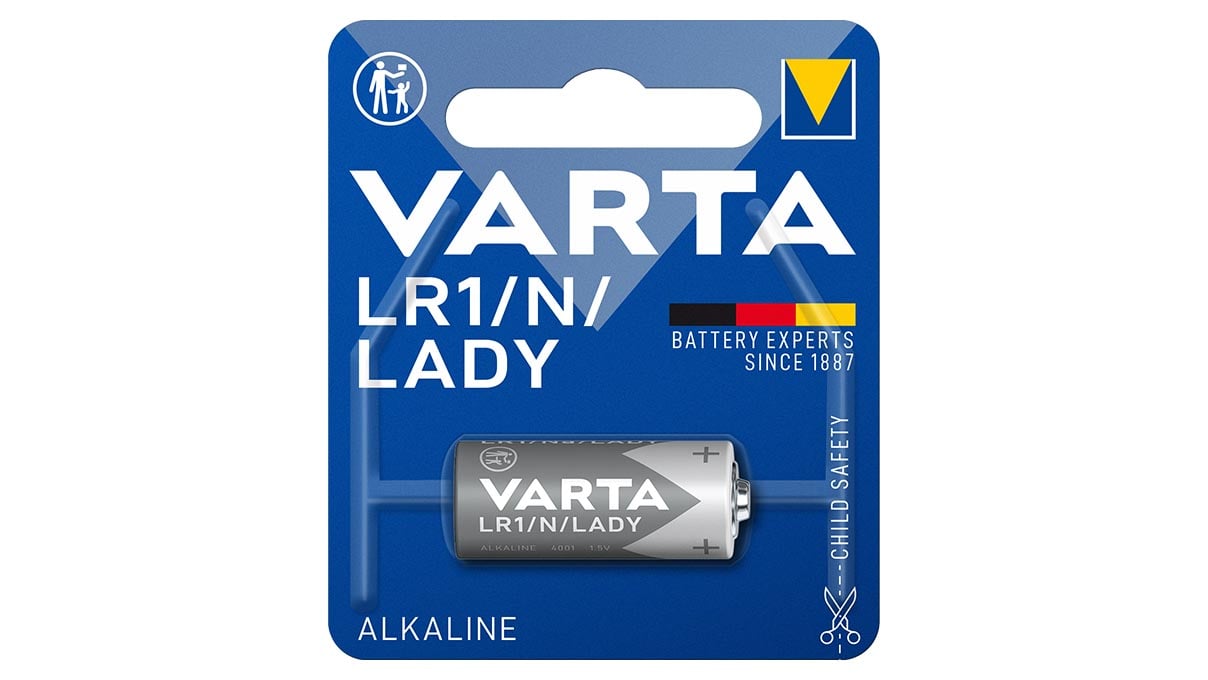 Varta 4001 Alkaline Special Battery 1,5V (LR1, Lady, N)