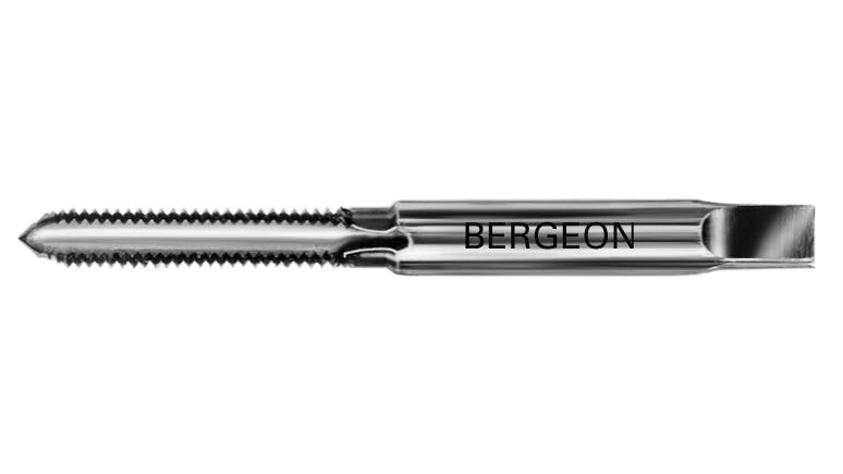 Bergeon 30063-B manual tap, HSS, Ø 5,5 mm, 3 pieces