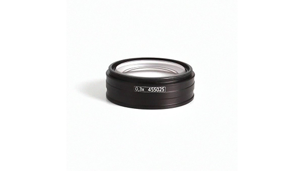 Zeiss voorzetoptiek 5 Apo 1,5x FWD 53 mm - schroefdraad M49x0,75 voor analysator - adapter d=58 mm tot D=66 mm