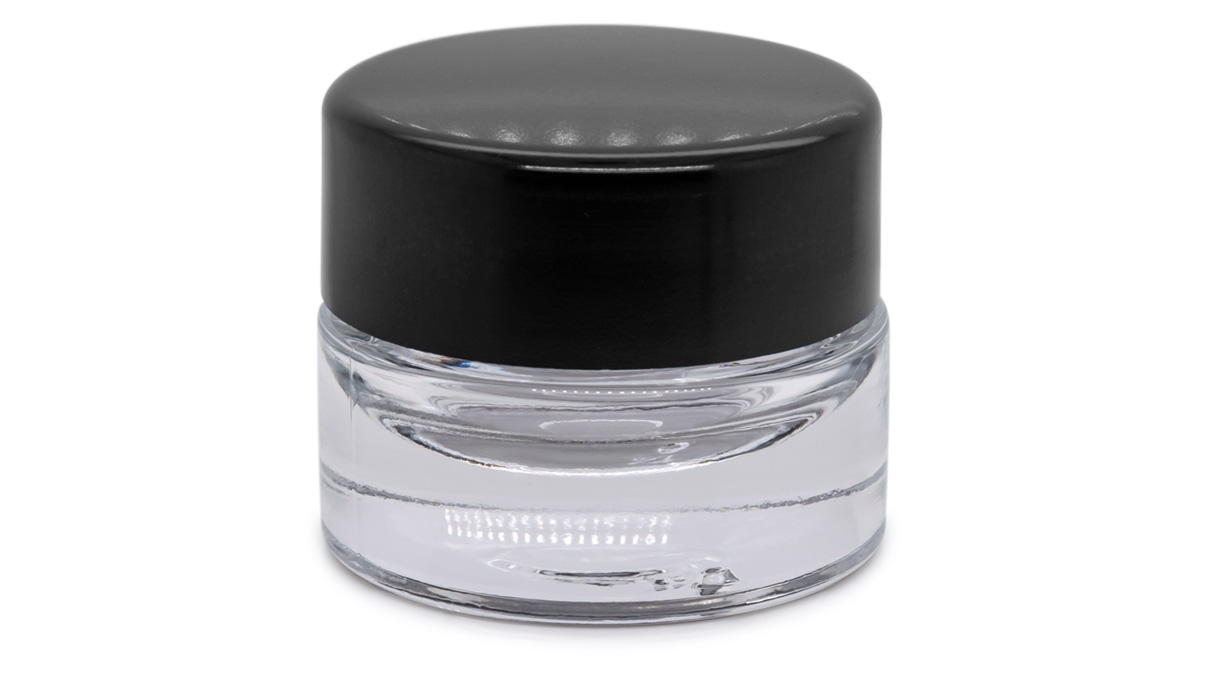 Electrolyte container Ø 35 mm, with black lid, for Rhodinette tampon electroplating