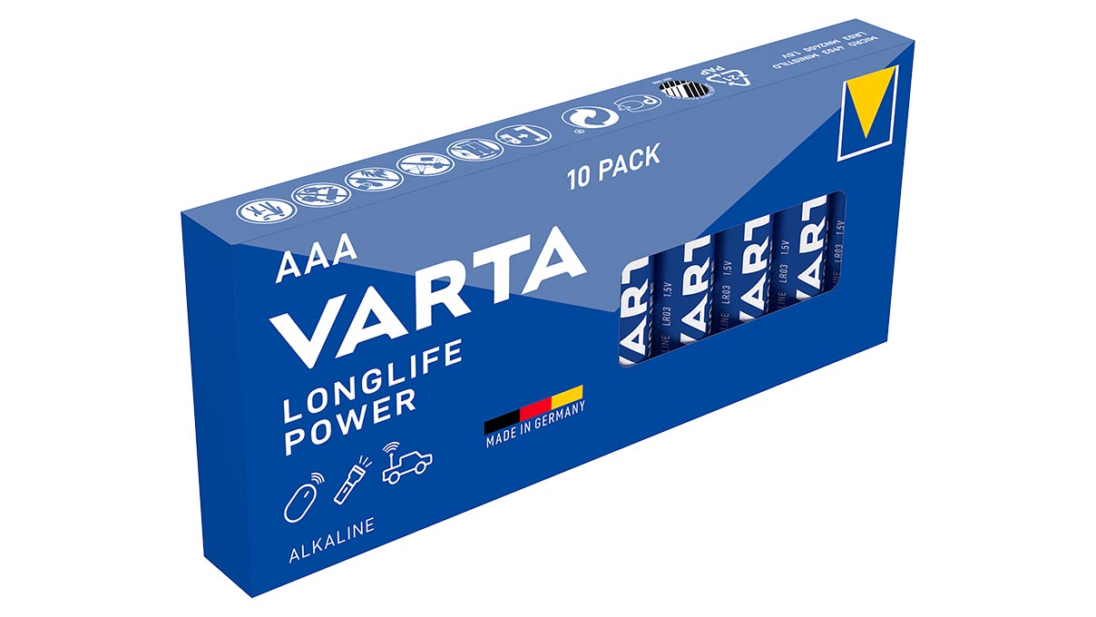 Varta 4903 Alkaline Longlife Power Battery 1,5V (Micro, LR03, AAA)
