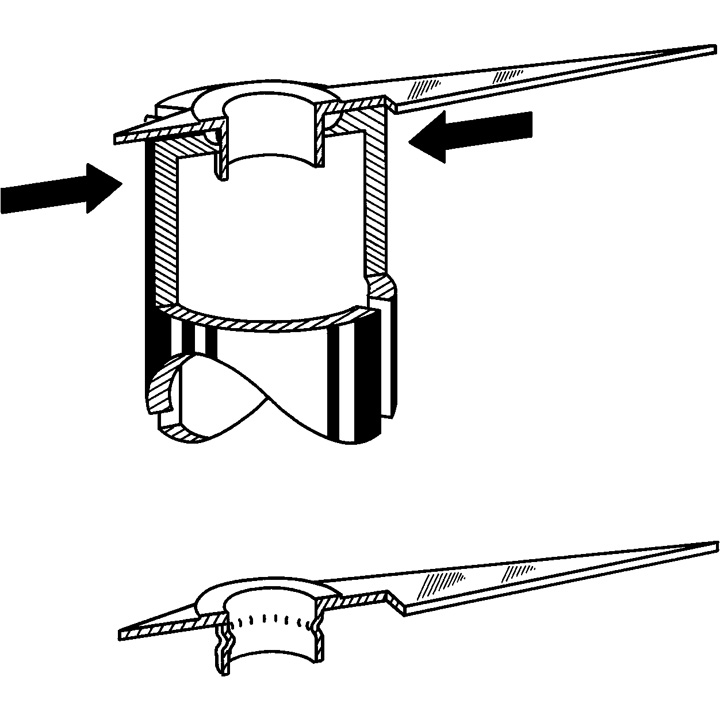 Bergeon 3010 Tool for tightening the pipes of hands and winding crowns