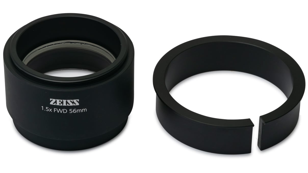 Zeiss voorzetoptiek 1,5x FWD 56 mm, Stemi 305