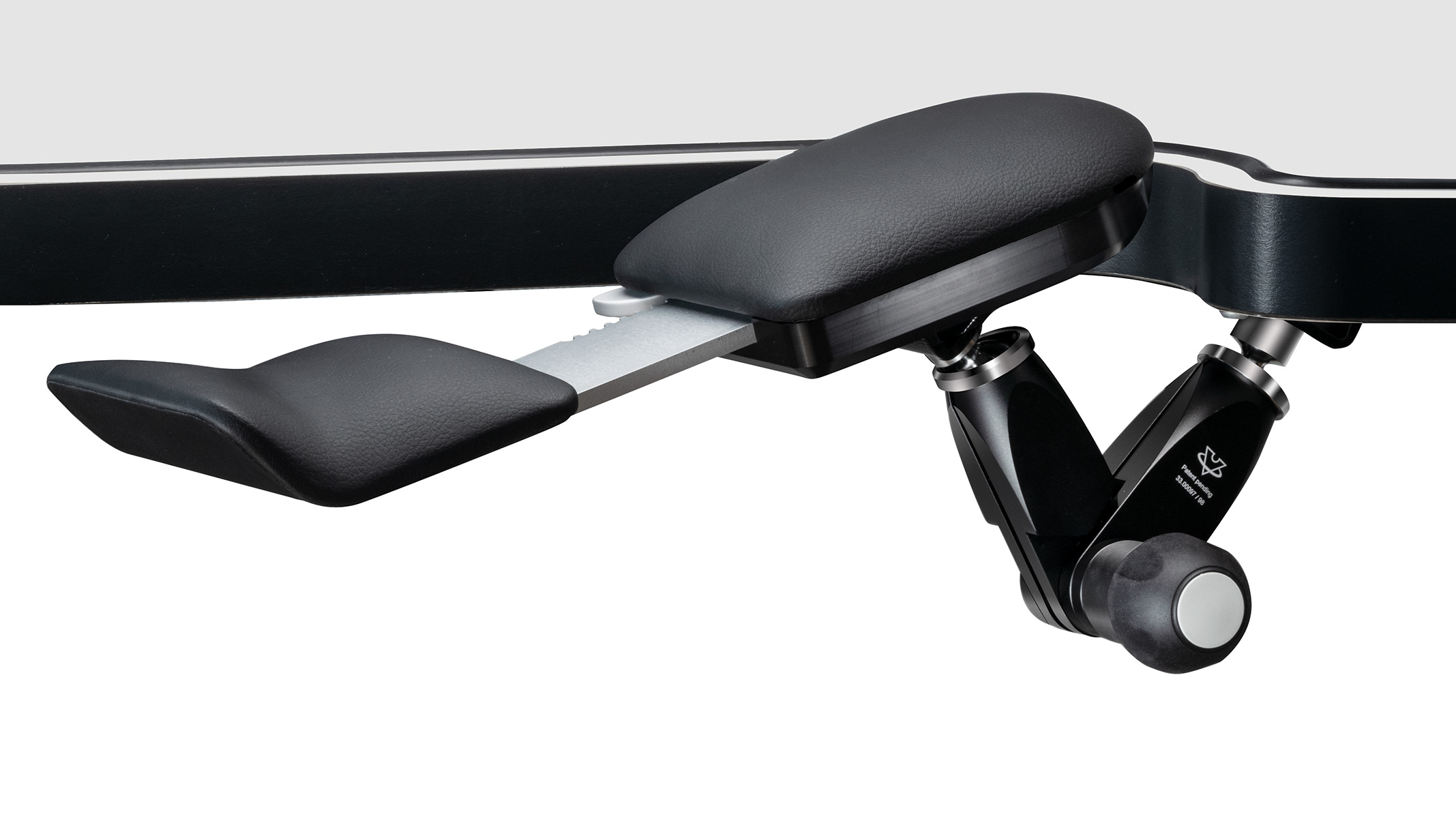VOH Armrests, length dynamic from 280 - 350 mm, 3D adjustable, black, special equipment for Ergolift
Evolution (Ergo Suite, swiss patent)
