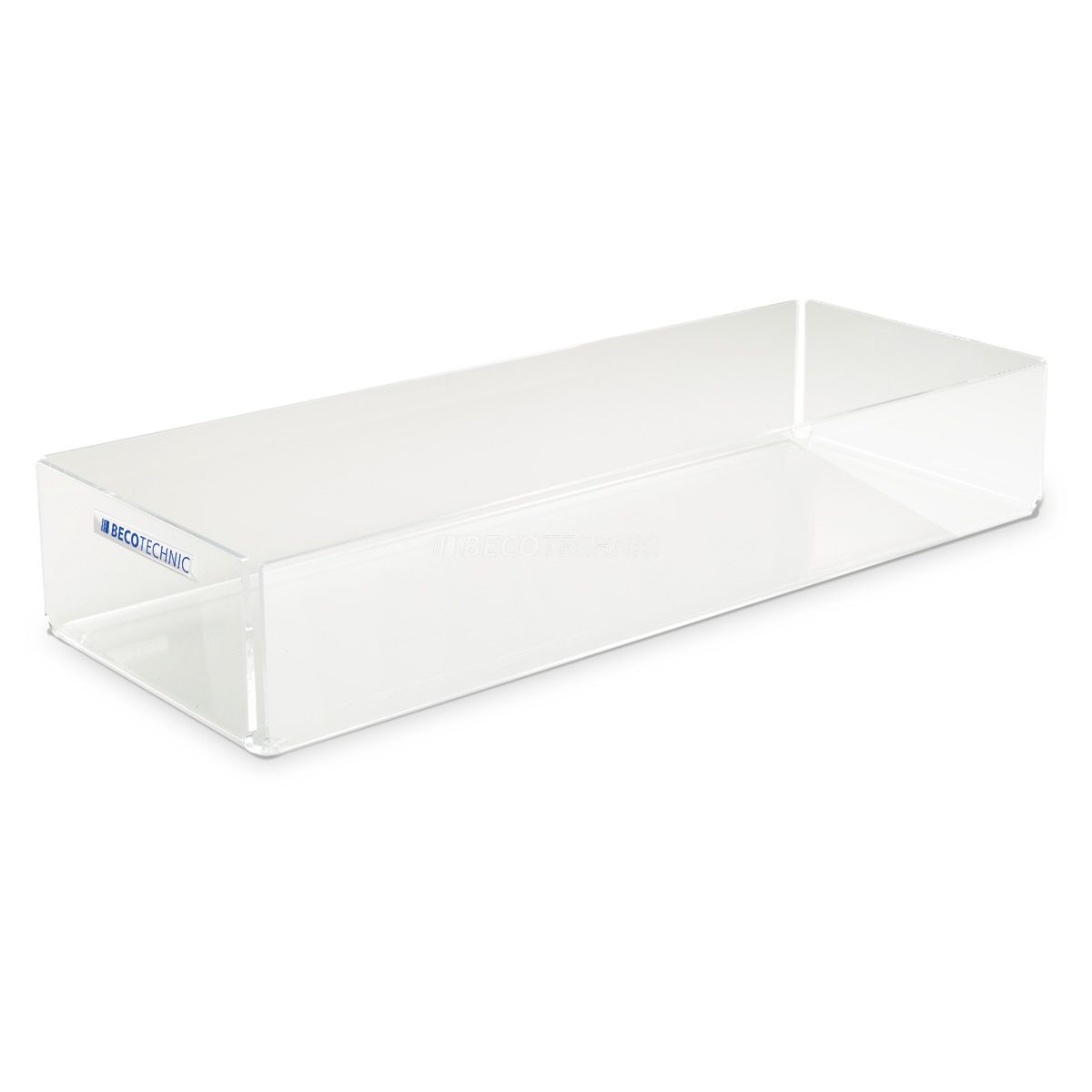 Storage tray made of acrylic for tools and consumables