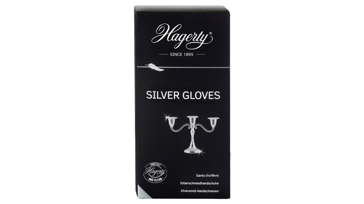 Pair Hagerty Silver Gloves