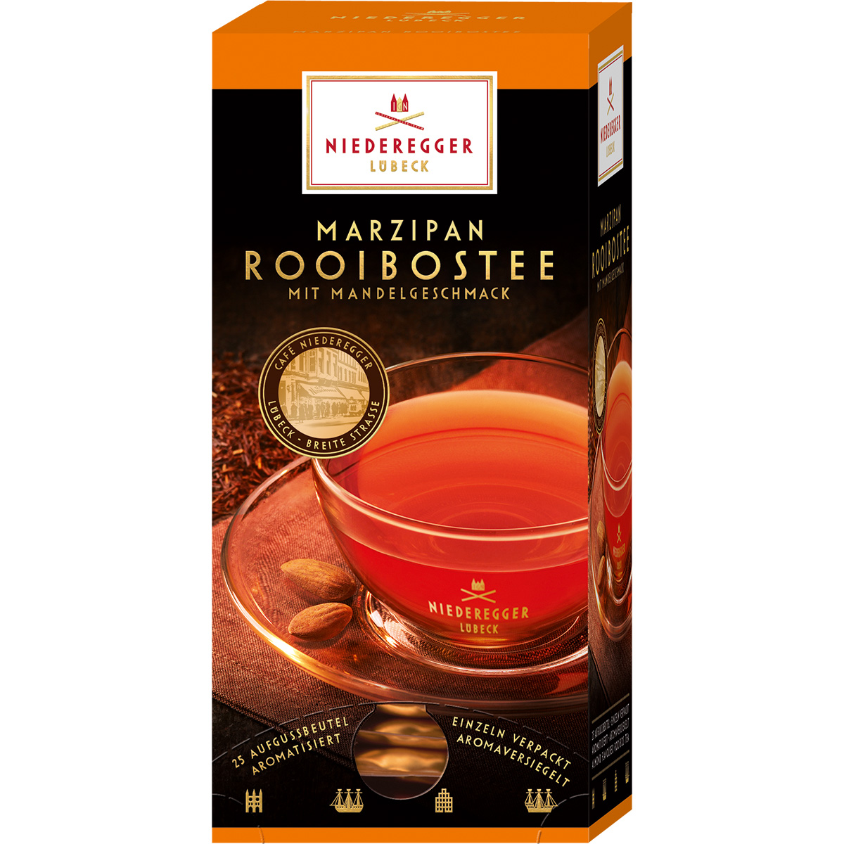 Niederegger marzipan rooibos tea, 43,75 g, 25 bags