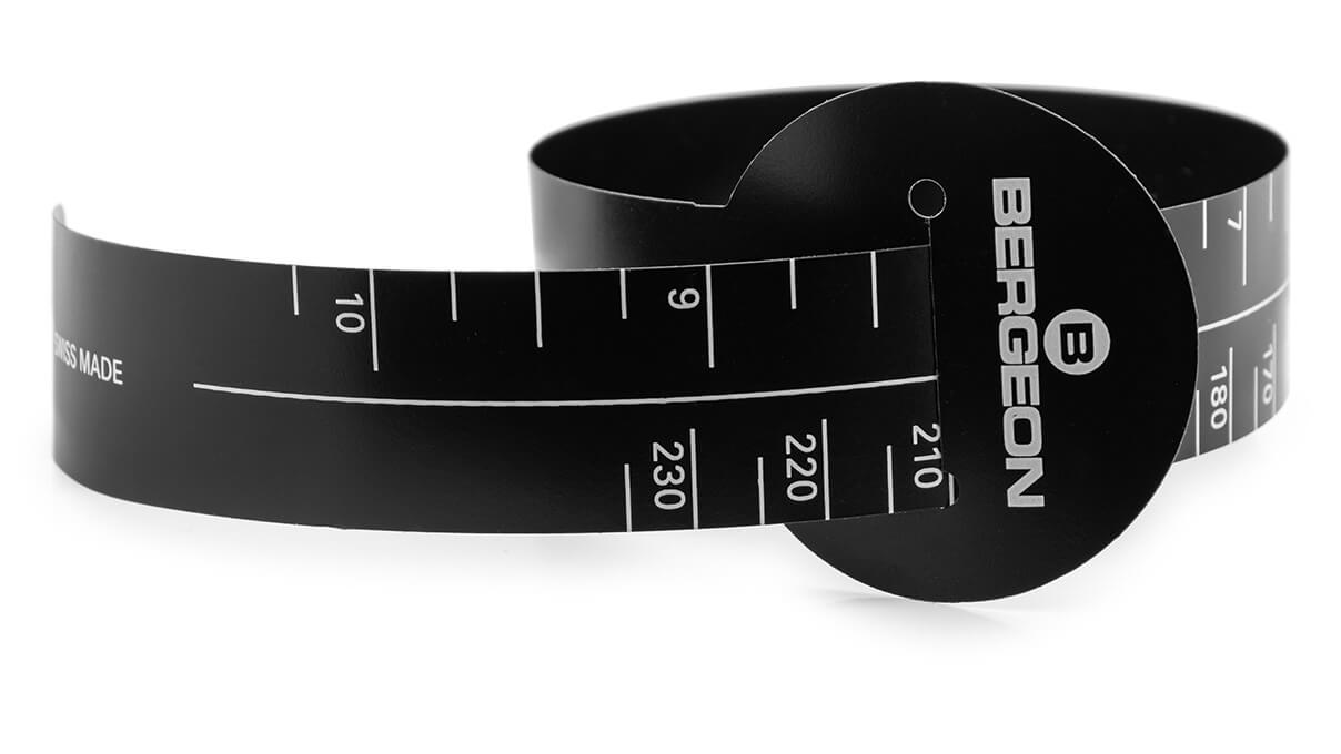 Bergeon 6789-N-10 measuring bands for the wrist, 10 pieces