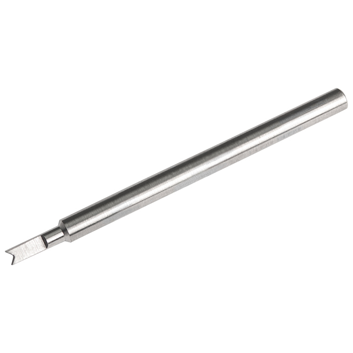 VOH end tips for tweezers for fixing bracelets, with 2 parallel flats radius 1.3 mm and strength 0,7 mm