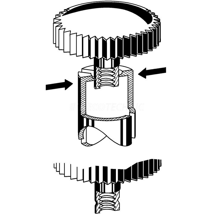 Bergeon 3010 Tool for tightening the pipes of hands and winding crowns