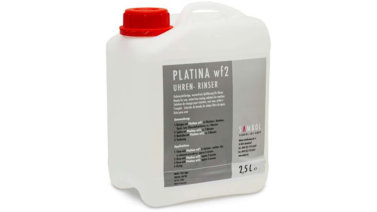 Sambol Platina wf2 Uhren-Spüllösung, 2,5 l