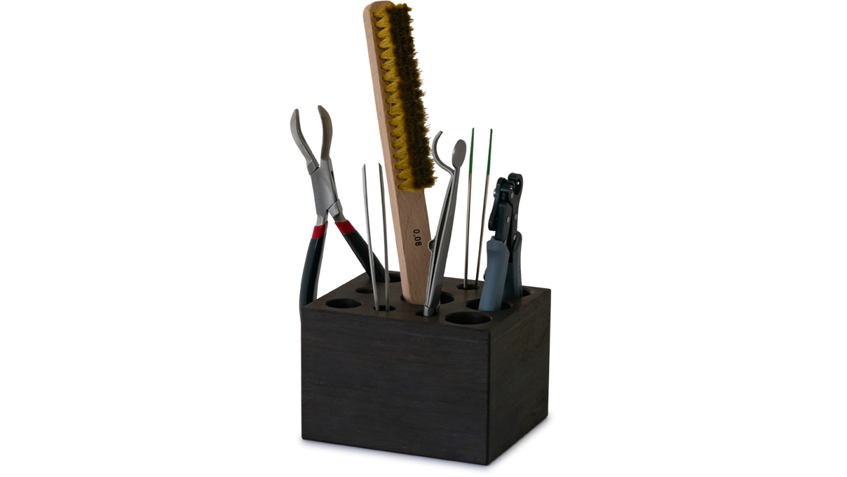 Tool Safe tool holder, bamboo, 11 Cut-outs